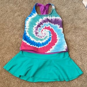 Lands End Swimming Suit 2 piece